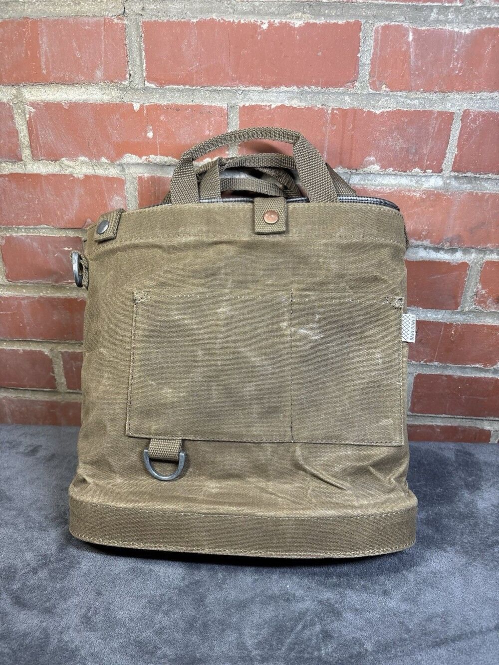 Barebones Foraging Bag Garden Harvesting Small Brown Canvas Tote Yard